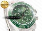 Daytona Green Ceramic Bezel Noob Best Edition Green Dial on SS Oyster Bracelet SA4130 - Görsel 5