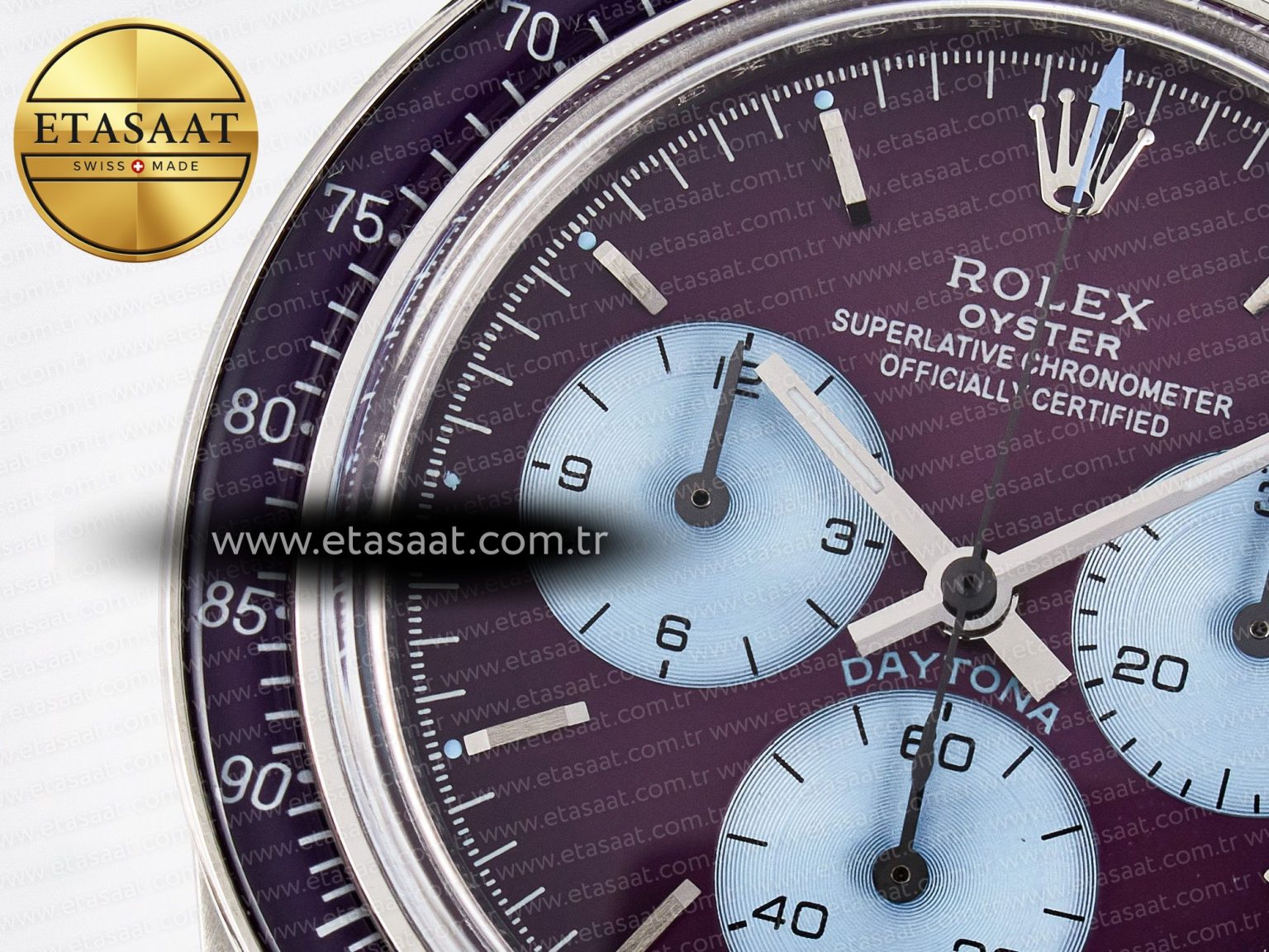 Daytona Scona SS ADGF Best Edition Purple Dial on SS Bracelet SA4130 - Görsel 10