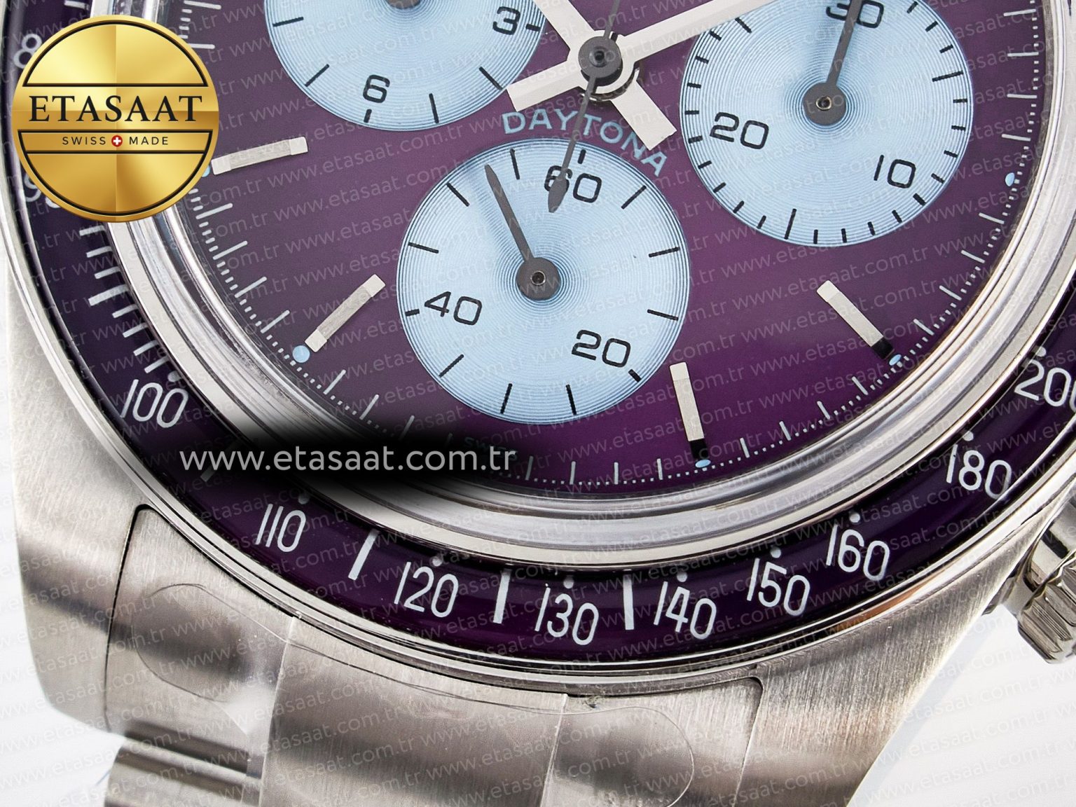 Daytona Scona SS ADGF Best Edition Purple Dial on SS Bracelet SA4130 - Görsel 13