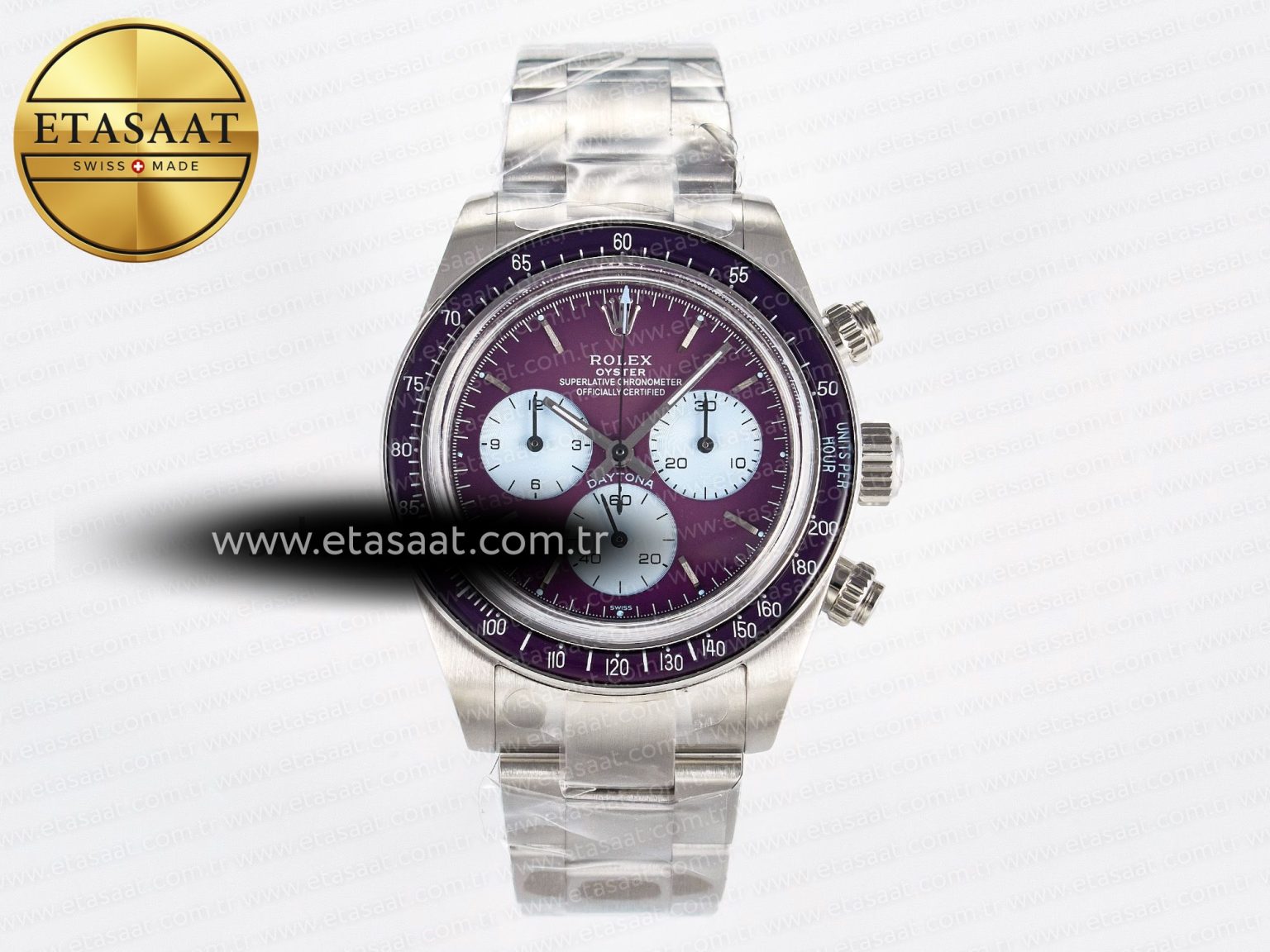 Daytona Scona SS ADGF Best Edition Purple Dial on SS Bracelet SA4130 - Görsel 3