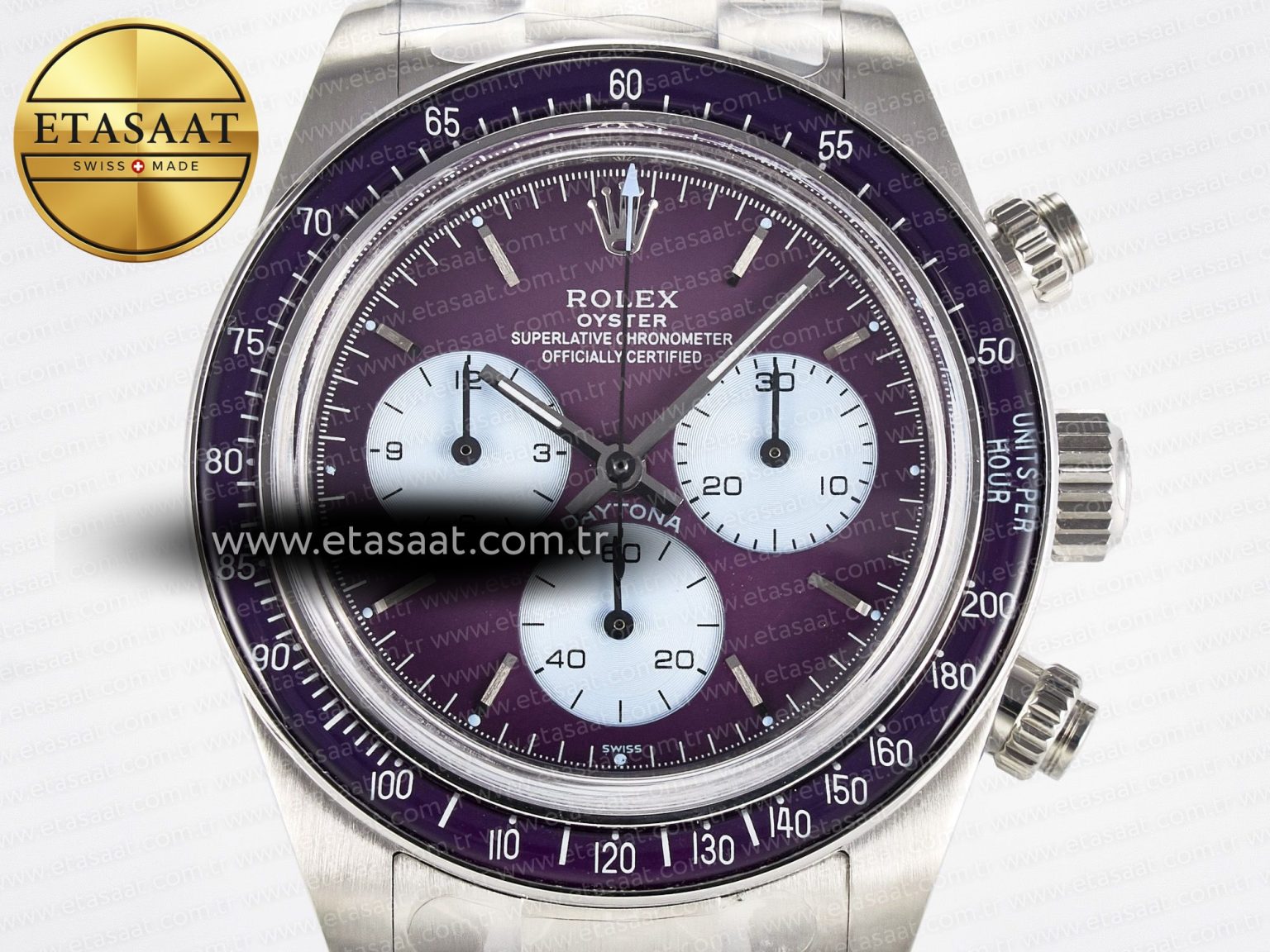 Daytona Scona SS ADGF Best Edition Purple Dial on SS Bracelet SA4130 - Görsel 4