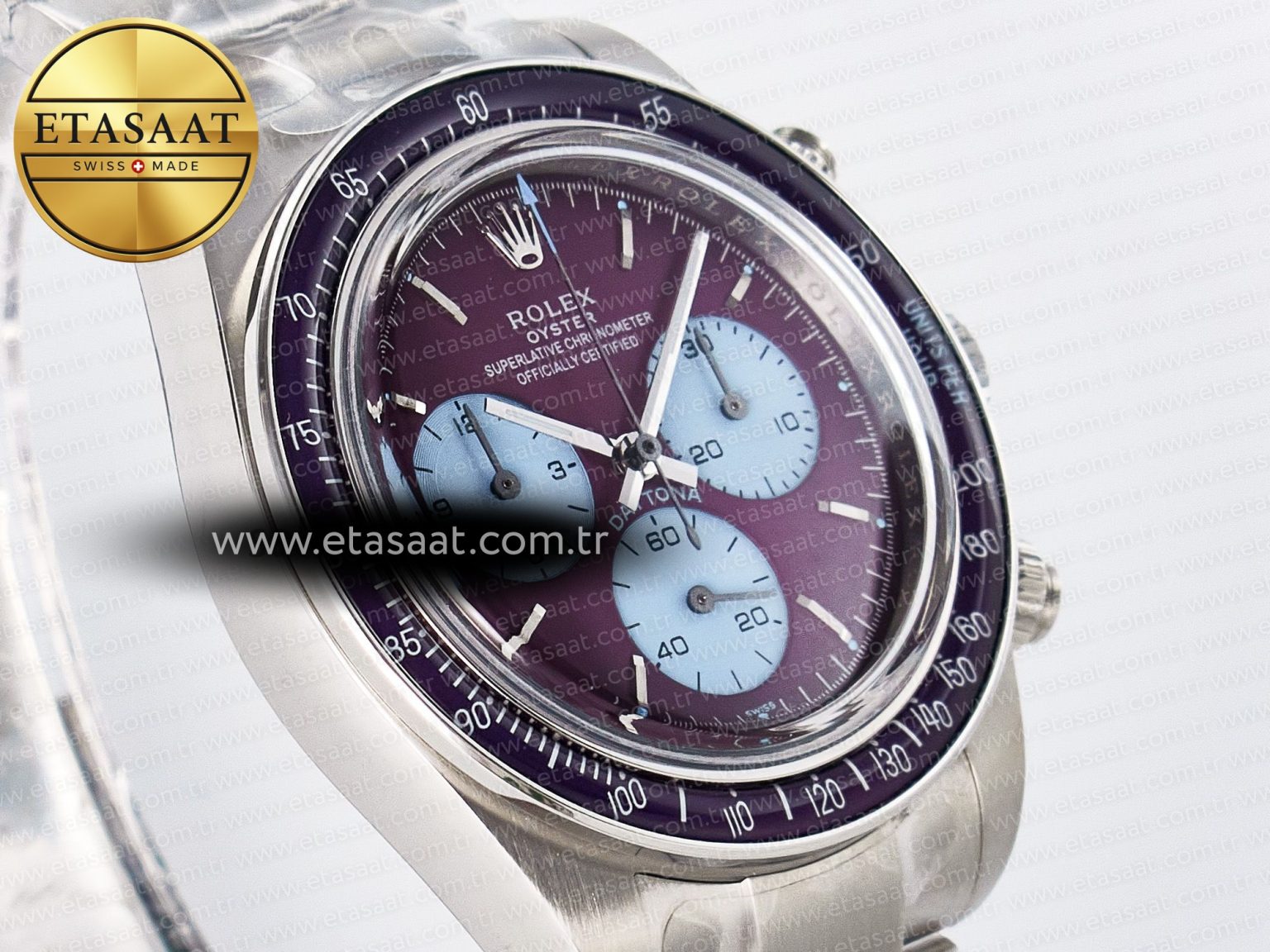 Daytona Scona SS ADGF Best Edition Purple Dial on SS Bracelet SA4130 - Görsel 5