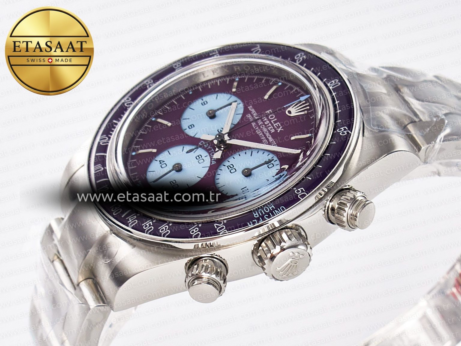 Daytona Scona SS ADGF Best Edition Purple Dial on SS Bracelet SA4130 - Görsel 6