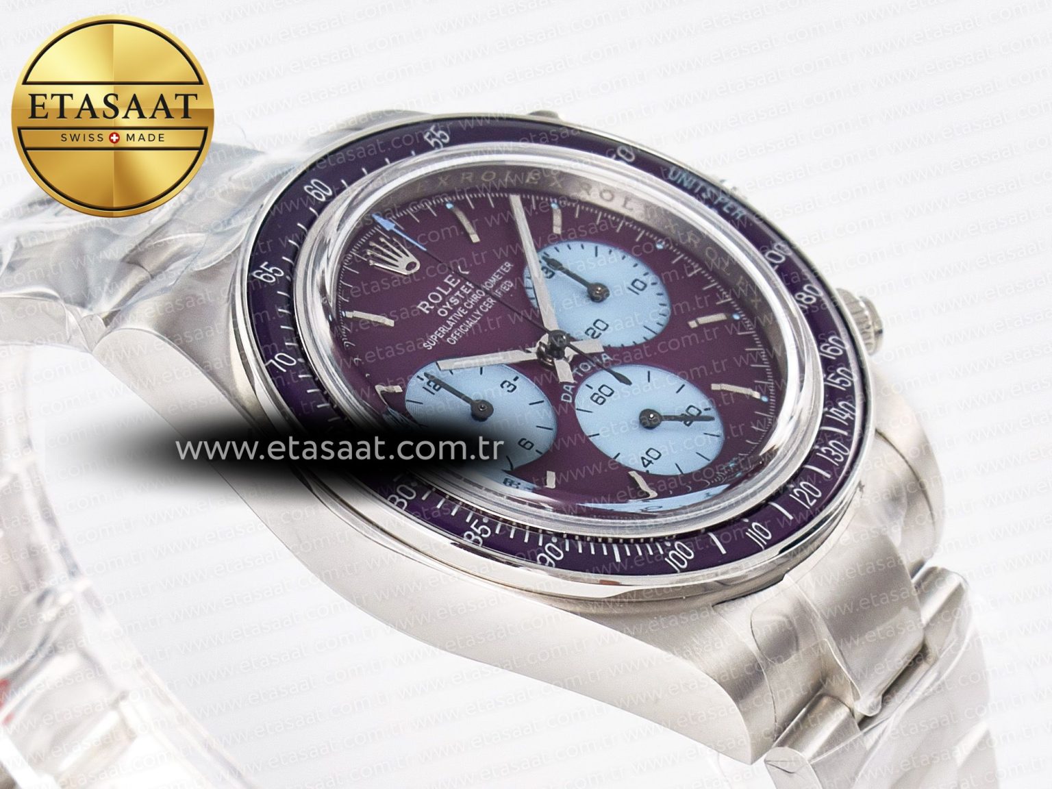 Daytona Scona SS ADGF Best Edition Purple Dial on SS Bracelet SA4130 - Görsel 7