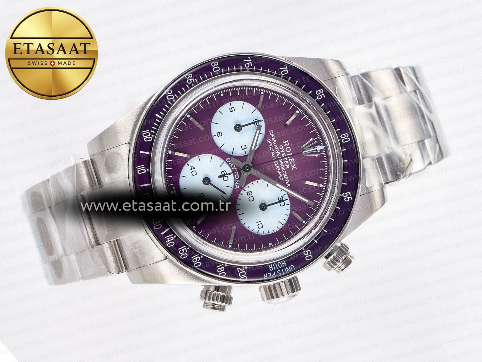 Daytona Scona SS ADGF Best Edition Purple Dial on SS Bracelet SA4130 - Görsel 8