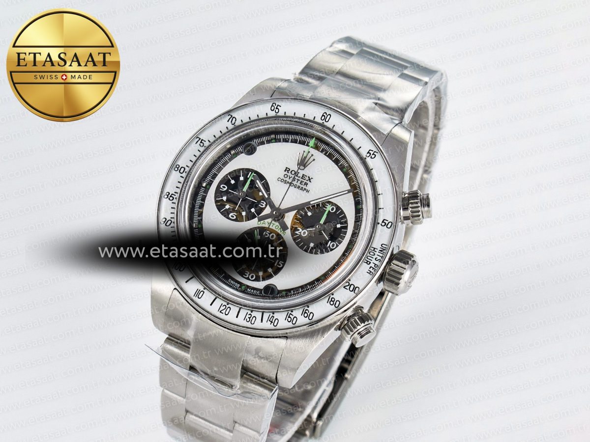 Daytona SS ADGF Best Edition White Skeleton Dial on SS Bracelet SA4130 - Görsel 1