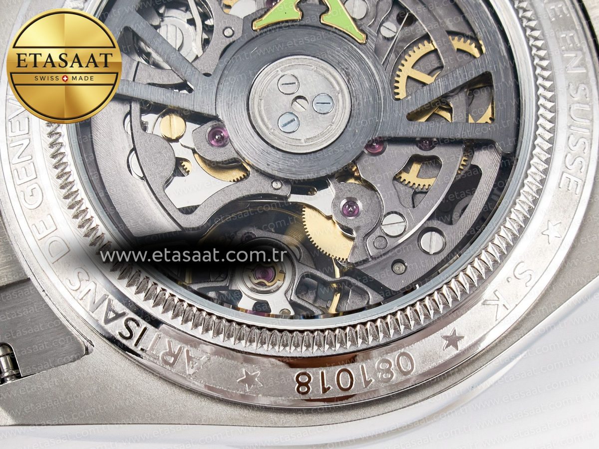 Daytona SS ADGF Best Edition White Skeleton Dial on SS Bracelet SA4130 - Görsel 21