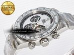 Daytona SS ADGF Best Edition White Skeleton Dial on SS Bracelet SA4130 - Görsel 6