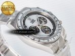 Daytona SS ADGF Best Edition White Skeleton Dial on SS Bracelet SA4130 - Görsel 7