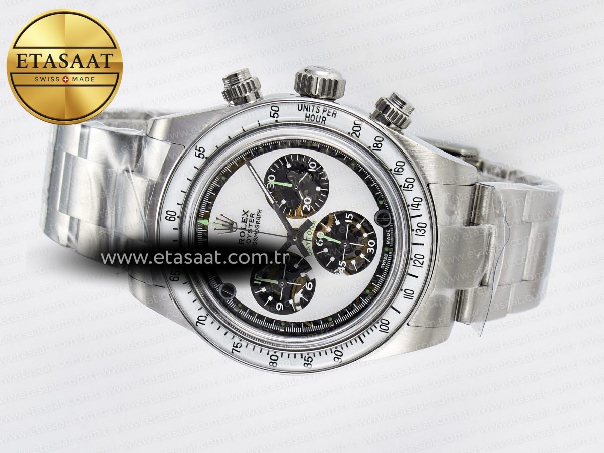 Daytona SS ADGF Best Edition White Skeleton Dial on SS Bracelet SA4130 - Görsel 9