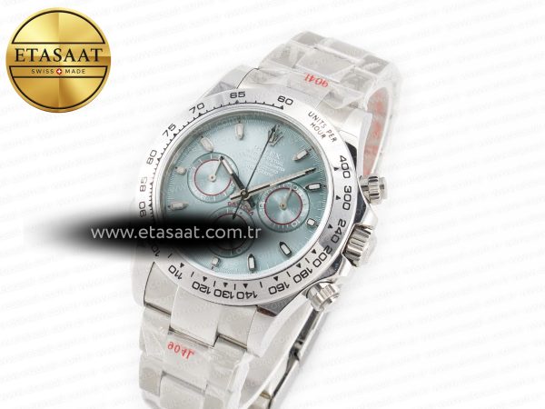 Daytona SS Bezel Noob Best Edition Ice Blue Dial on SS Oyster Bracelet SA4130