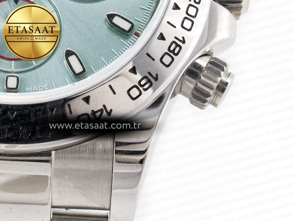 Daytona SS Bezel Noob Best Edition Ice Blue Dial on SS Oyster Bracelet SA4130 - Görsel 13