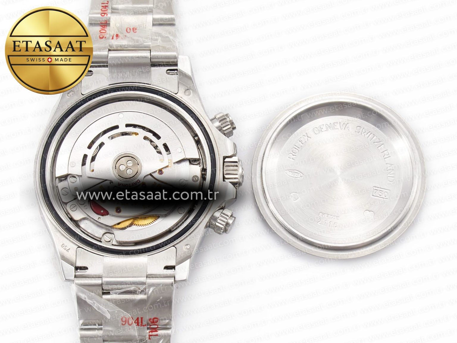 Daytona SS Bezel Noob Best Edition Ice Blue Dial on SS Oyster Bracelet SA4130 - Görsel 18