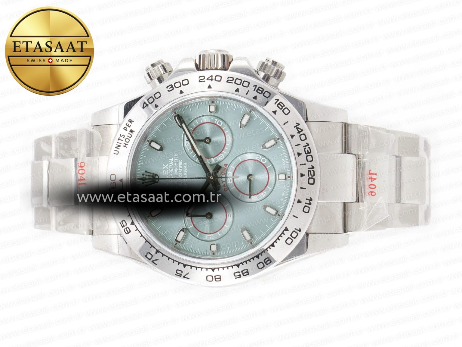 Daytona SS Bezel Noob Best Edition Ice Blue Dial on SS Oyster Bracelet SA4130 - Görsel 9
