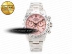 Daytona SS Bezel Noob Best Edition Pink Dial on SS Oyster Bracelet SA4130 - Görsel 3