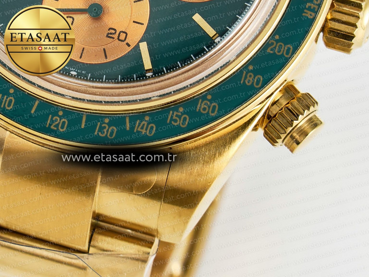 Daytona YG ADGF Best Edition Green/YG Dial on YG Bracelet A7750 - Görsel 14