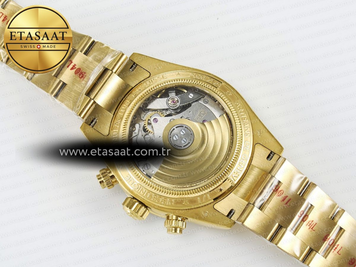 Daytona YG ADGF Best Edition Green/YG Dial on YG Bracelet A7750 - Görsel 18