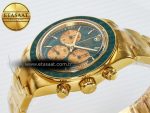 Daytona YG ADGF Best Edition Green/YG Dial on YG Bracelet A7750 - Görsel 6