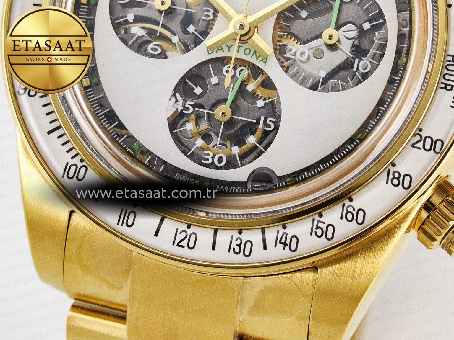 Daytona YG ADGF Best Edition YG/White Dial on YG Bracelet A7750 - Görsel 13