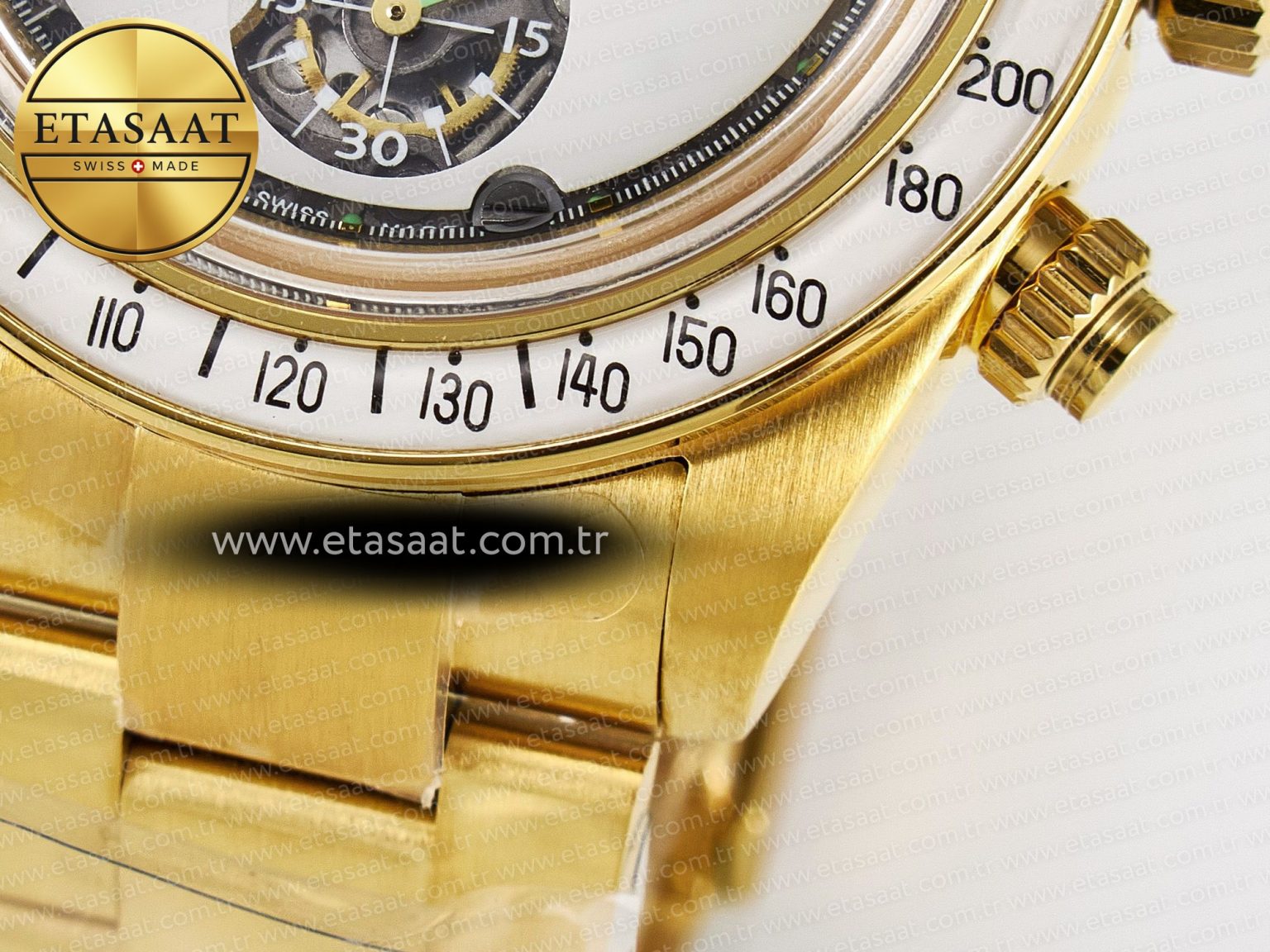 Daytona YG ADGF Best Edition YG/White Dial on YG Bracelet A7750 - Görsel 14