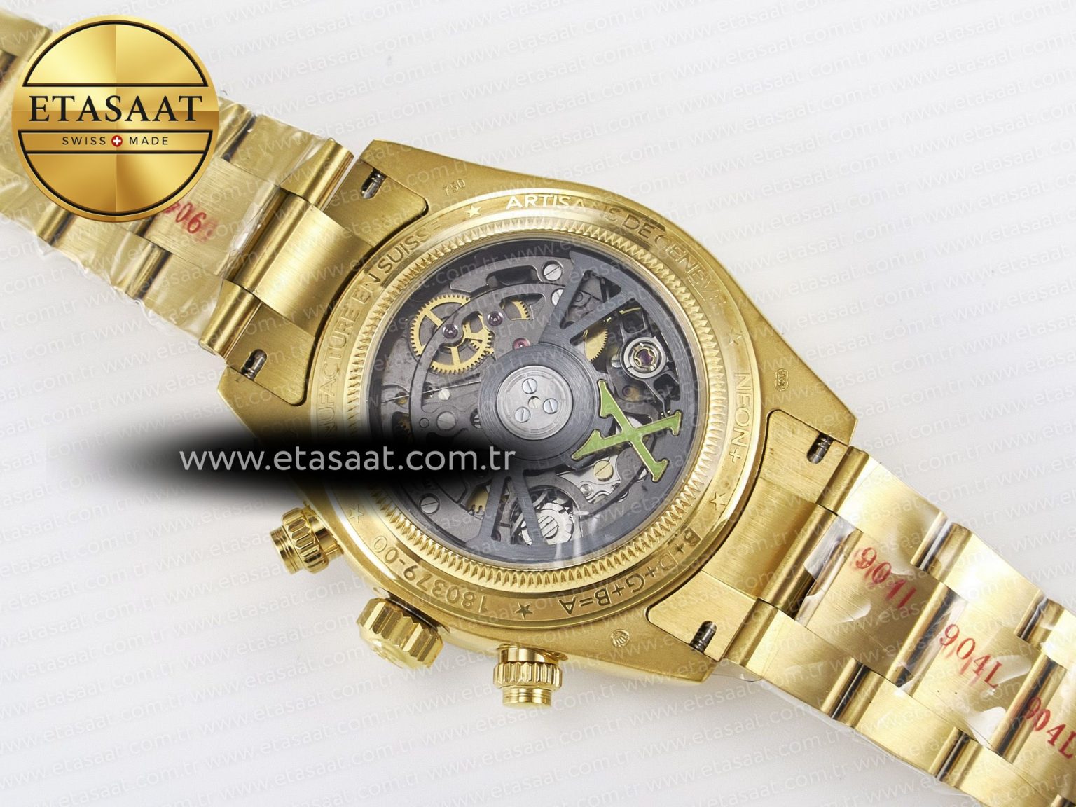 Daytona YG ADGF Best Edition YG/White Dial on YG Bracelet A7750 - Görsel 18