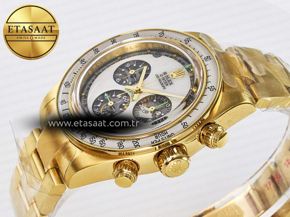Daytona YG ADGF Best Edition YG/White Dial on YG Bracelet A7750 - Görsel 6
