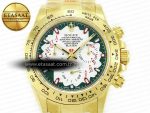 Daytona YG Noob Best Edition Green/White Dial on YG Oyster Bracelet SA4130 - Görsel 4