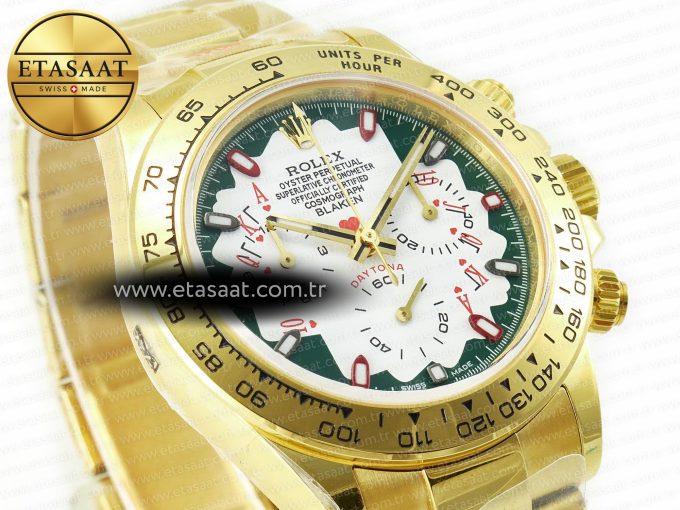 Daytona YG Noob Best Edition Green/White Dial on YG Oyster Bracelet SA4130 - Görsel 5
