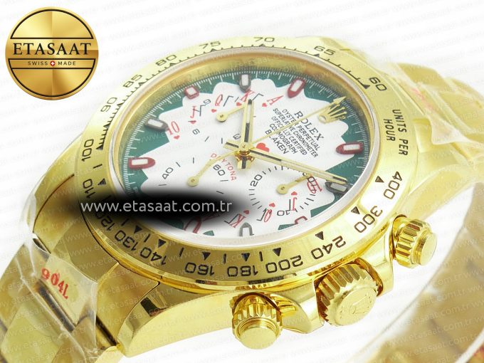Daytona YG Noob Best Edition Green/White Dial on YG Oyster Bracelet SA4130 - Görsel 6
