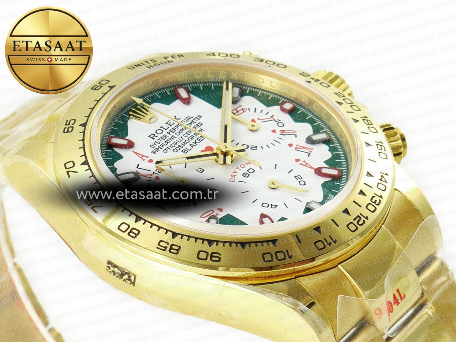 Daytona YG Noob Best Edition Green/White Dial on YG Oyster Bracelet SA4130 - Görsel 7