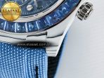 Daytona ZIF REMOULD White Carbon GETF Best Edition Blue Skeleton Dial Blue Diamonds Bezel on Blue Nylon Strap DD4802 - Görsel 14