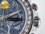 Daytona ZIF REMOULD White Carbon GETF Best Edition Blue Skeleton Dial Diamonds Bezel on Blue Nylon Strap DD4802 - Görsel 11