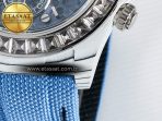 Daytona ZIF REMOULD White Carbon GETF Best Edition Blue Skeleton Dial Diamonds Bezel on Blue Nylon Strap DD4802 - Görsel 14