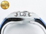 Daytona ZIF REMOULD White Carbon GETF Best Edition Blue Skeleton Dial Diamonds Bezel on Blue Nylon Strap DD4802 - Görsel 16
