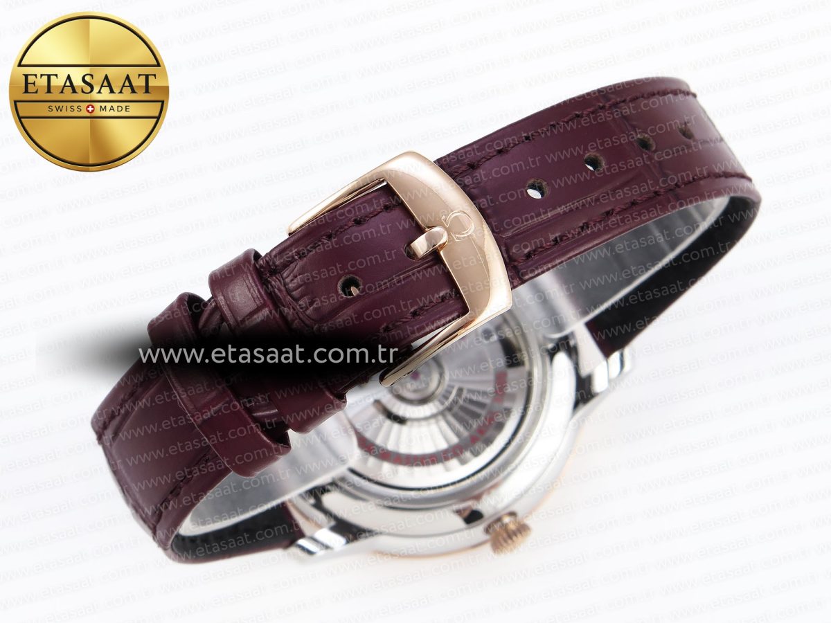 Omega De Ville Date Brown On Diamonds A8800 - Görsel 15