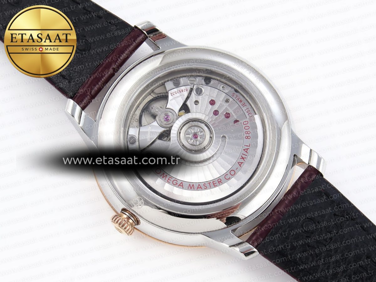 Omega De Ville Date Brown On Diamonds A8800 - Görsel 16
