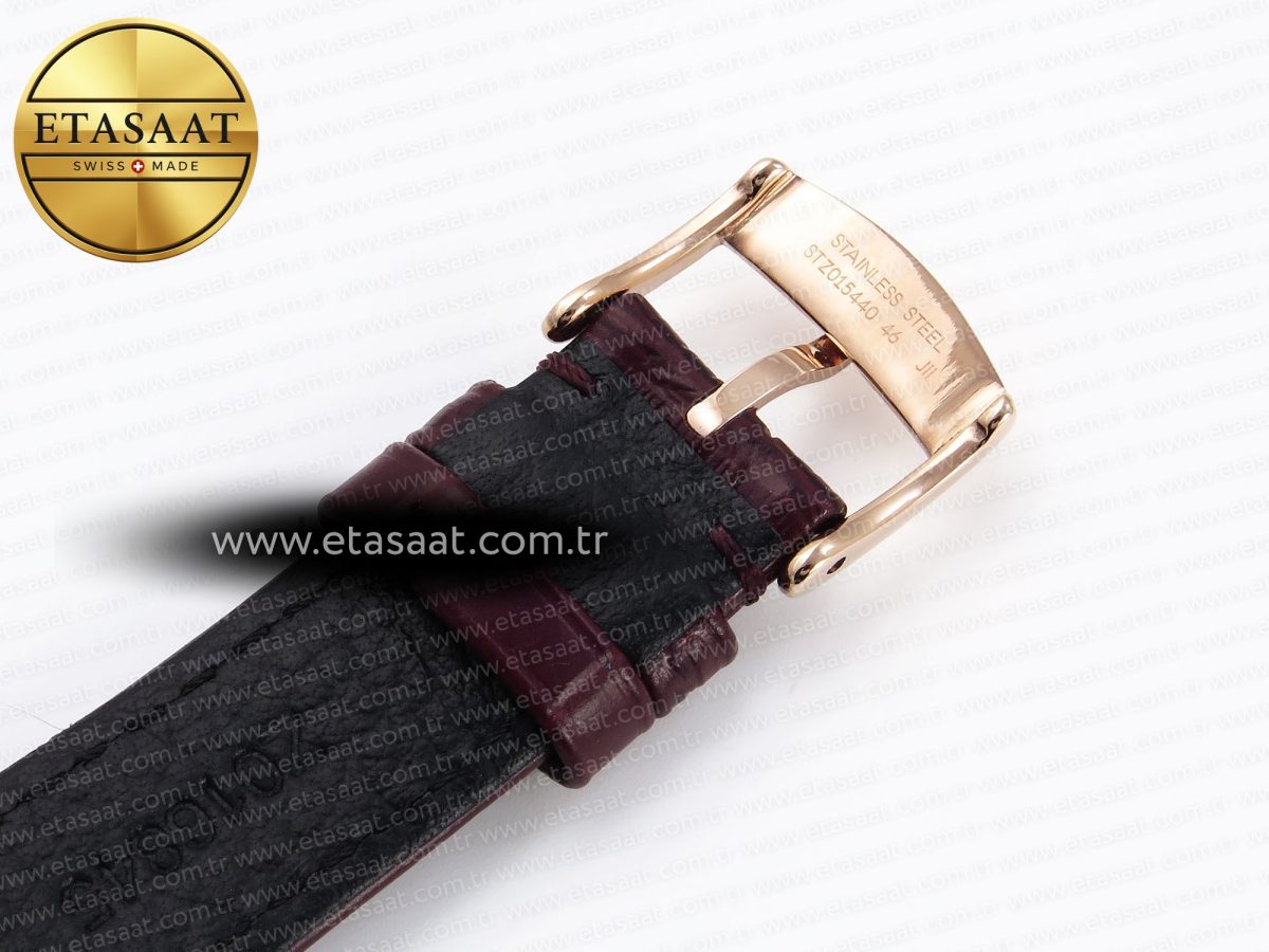 Omega De Ville Date Brown On Diamonds A8800 - Görsel 26