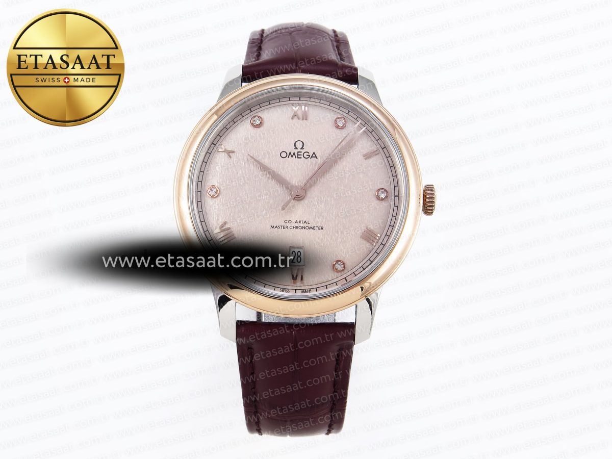 Omega De Ville Date Brown On Diamonds A8800 - Görsel 3