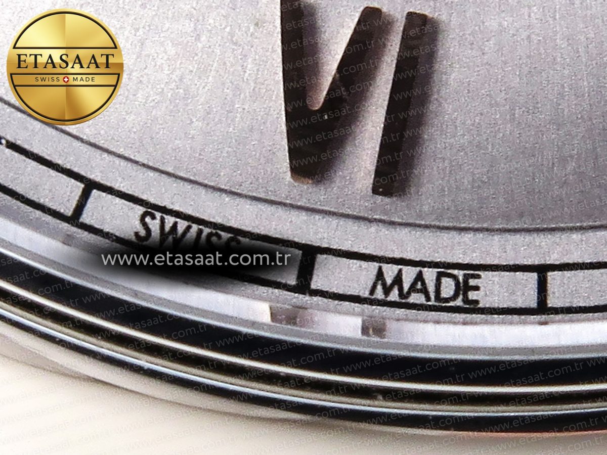 Omega De Ville Grey Dial Roman Marker A8800 - Görsel 12
