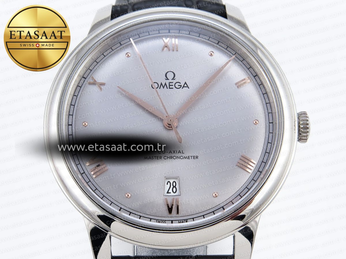 Omega De Ville Grey Dial Roman Marker A8800 - Görsel 4