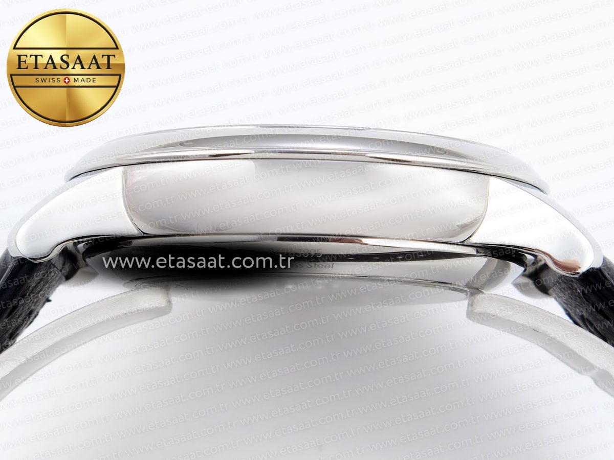 Omega De Ville Date White On Black Leather Strap A8800 - Görsel 13