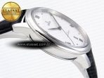 Omega De Ville Date White On Black Leather Strap A8800 - Görsel 9
