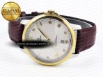 Omega De Ville Date White Diamonds Brown A8800 - Görsel 6
