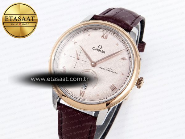 De Ville Power Reserve RG MKF 1:1 Best Edition RG Textured Dial on Brown Leather Strap A8810