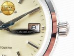 Elegance SBGR261 SS GSF 1:1 Best Edition Cream Dial on Brown Leather Strap NH34 - Görsel 12