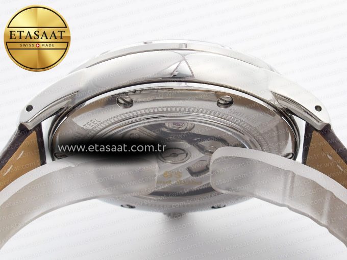 Elegance SBGR261 SS GSF 1:1 Best Edition Cream Dial on Brown Leather Strap NH34 - Görsel 14