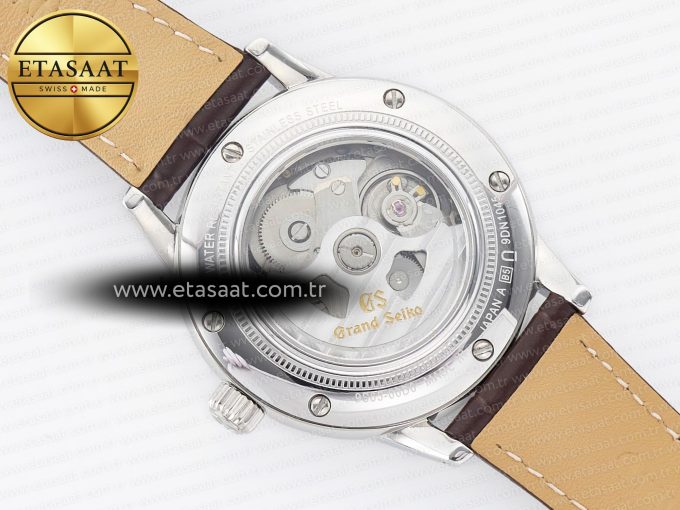 Elegance SBGR261 SS GSF 1:1 Best Edition Cream Dial on Brown Leather Strap NH34 - Görsel 17