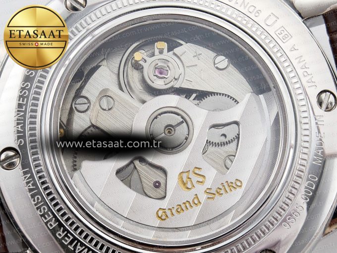 Elegance SBGR261 SS GSF 1:1 Best Edition Cream Dial on Brown Leather Strap NH34 - Görsel 19