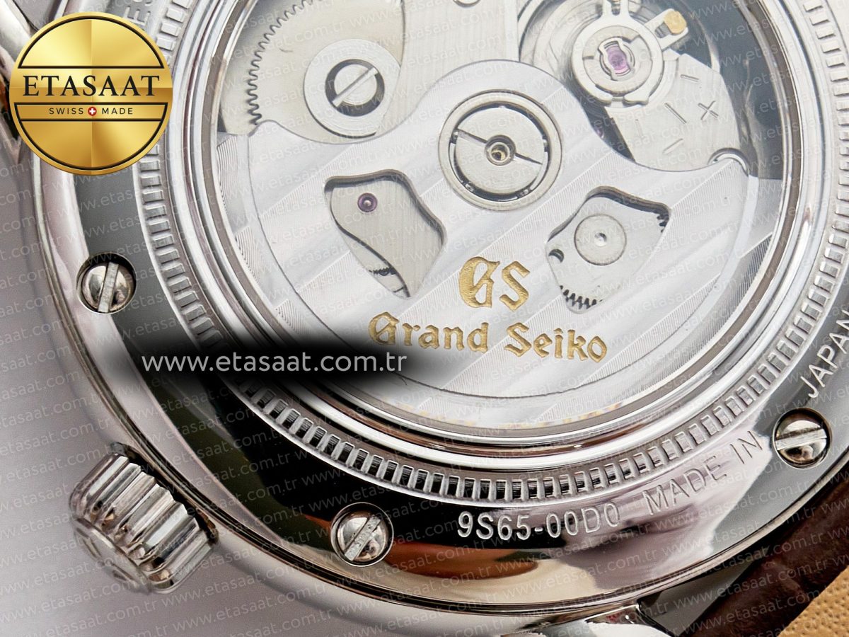 Elegance SBGR261 SS GSF 1:1 Best Edition Cream Dial on Brown Leather Strap NH34 - Görsel 20