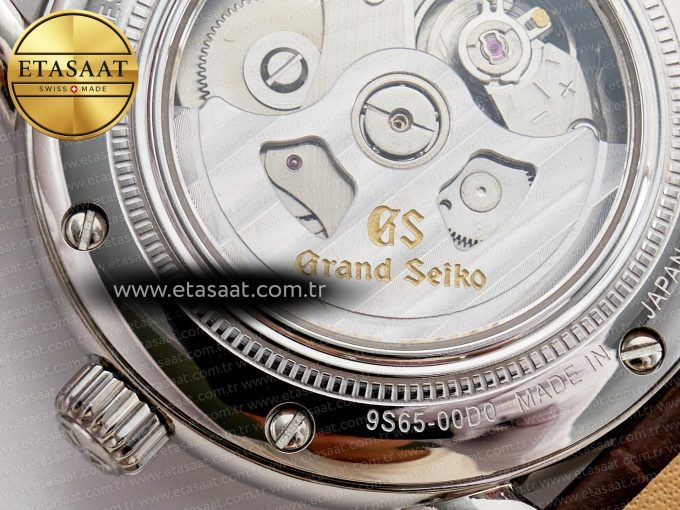 Elegance SBGR261 SS GSF 1:1 Best Edition Cream Dial on Brown Leather Strap NH34 - Görsel 20